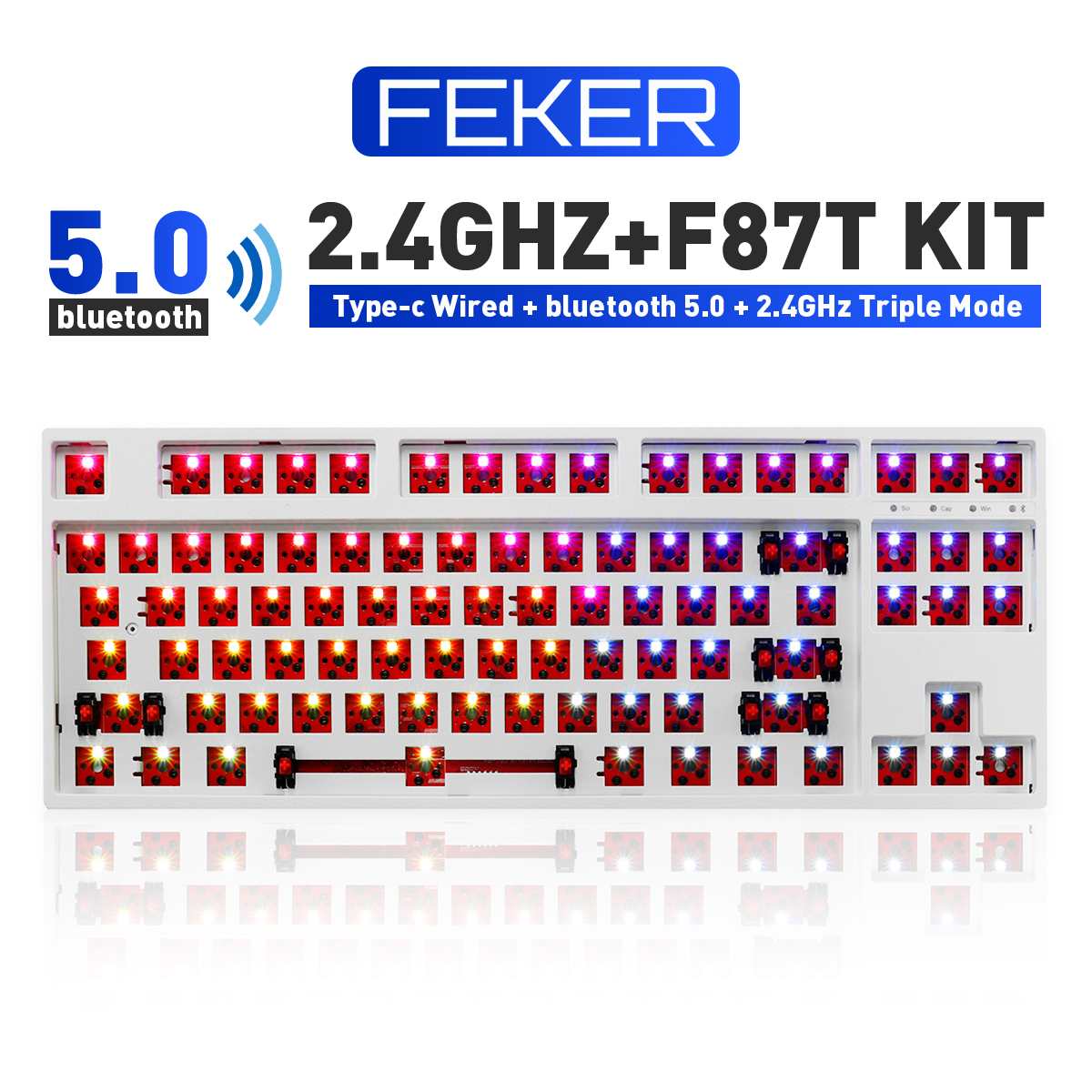 FEKER-87 Ű ֽ DIY Ű ŰƮ, 2.4G  RG..